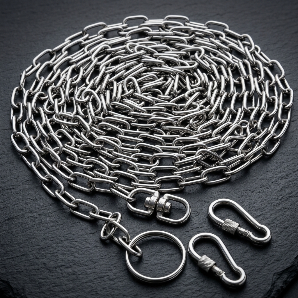 Sturdy Double Hook Chain for Big Dogs