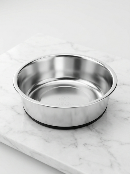 Stainless Steel Feeding Bowl for Dogs & Cats (Medium)
