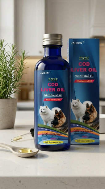 Pure Cod Liver Oil for Dogs & Pets (200ml)