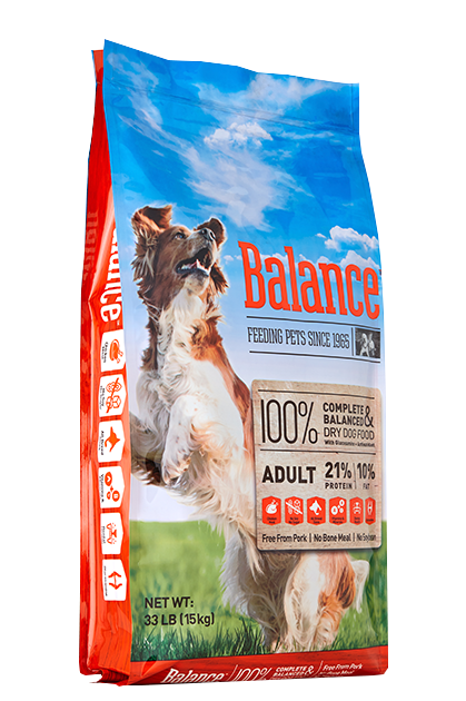 Balance Adult Dog Food – Complete Dry Food for Adult Dogs of All Breeds and Sizes (15kg)